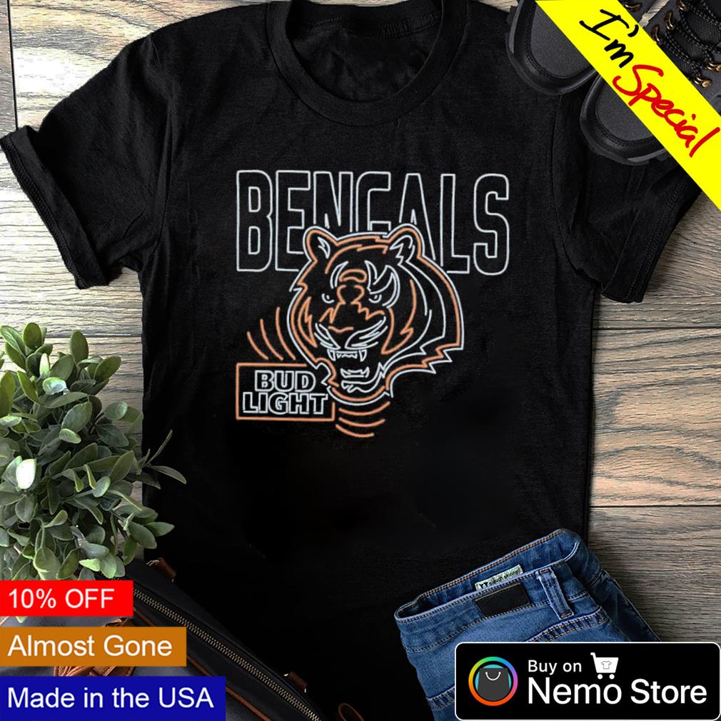 Cincinnati Bengals Digital Logo Graphic Hoodie, Black