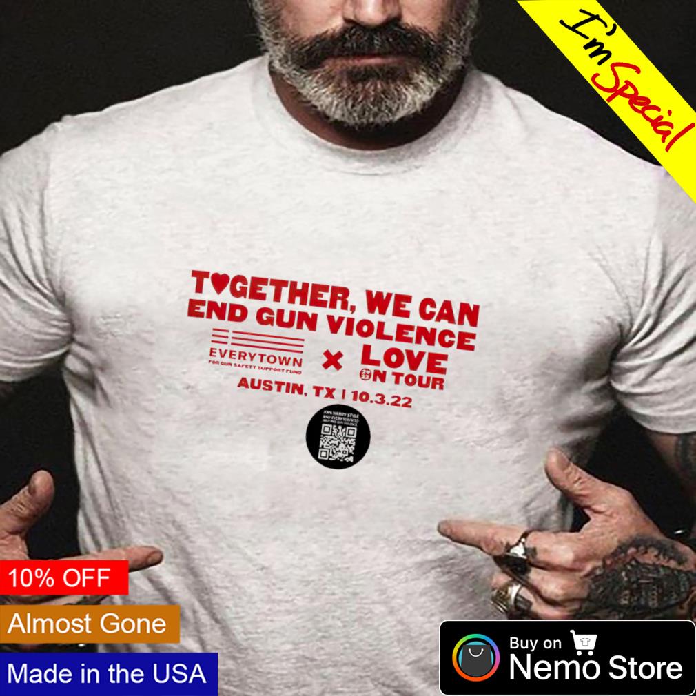Together we can end gun violence shirt