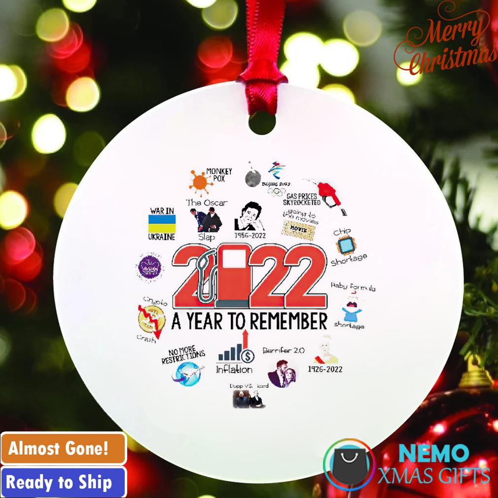 2022 a year to remember ornament