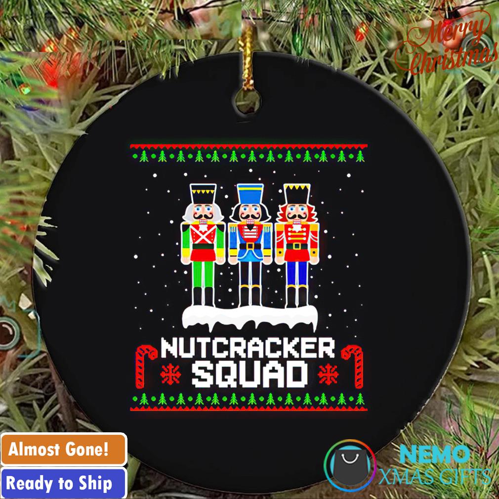 Nutcracker squad ballet dance Christmas ornament