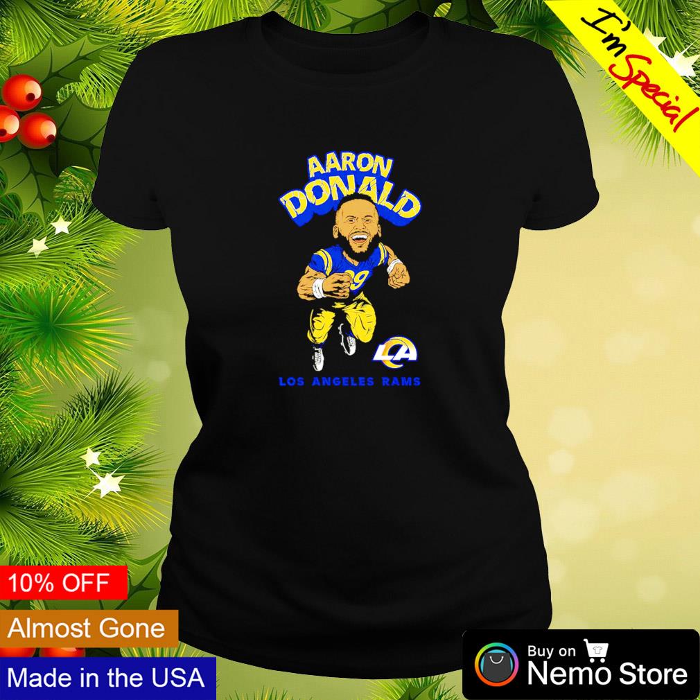 Aaron Donald Los Angeles Rams caricature shirt, hoodie, sweater, long  sleeve and tank top