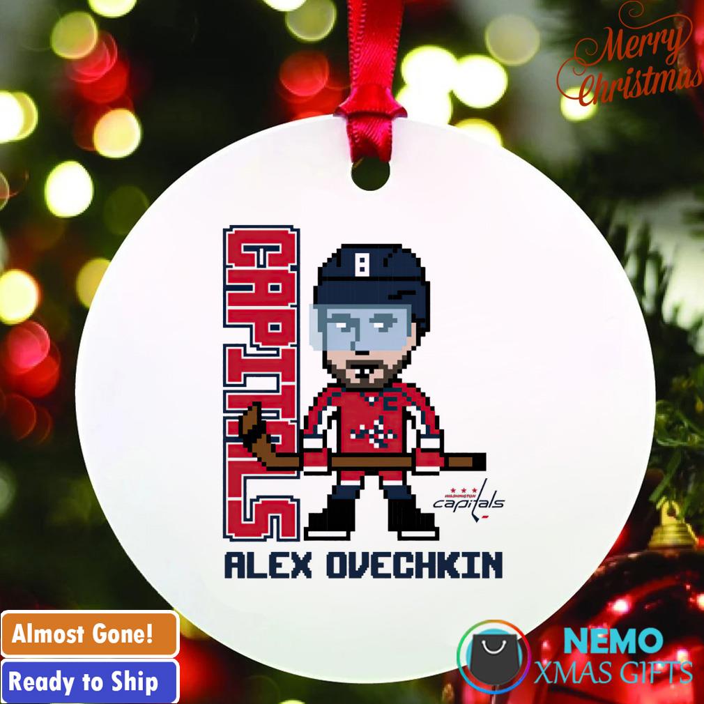 Alexander Ovechkin Washington Capitals pixel player 2.0 ornament