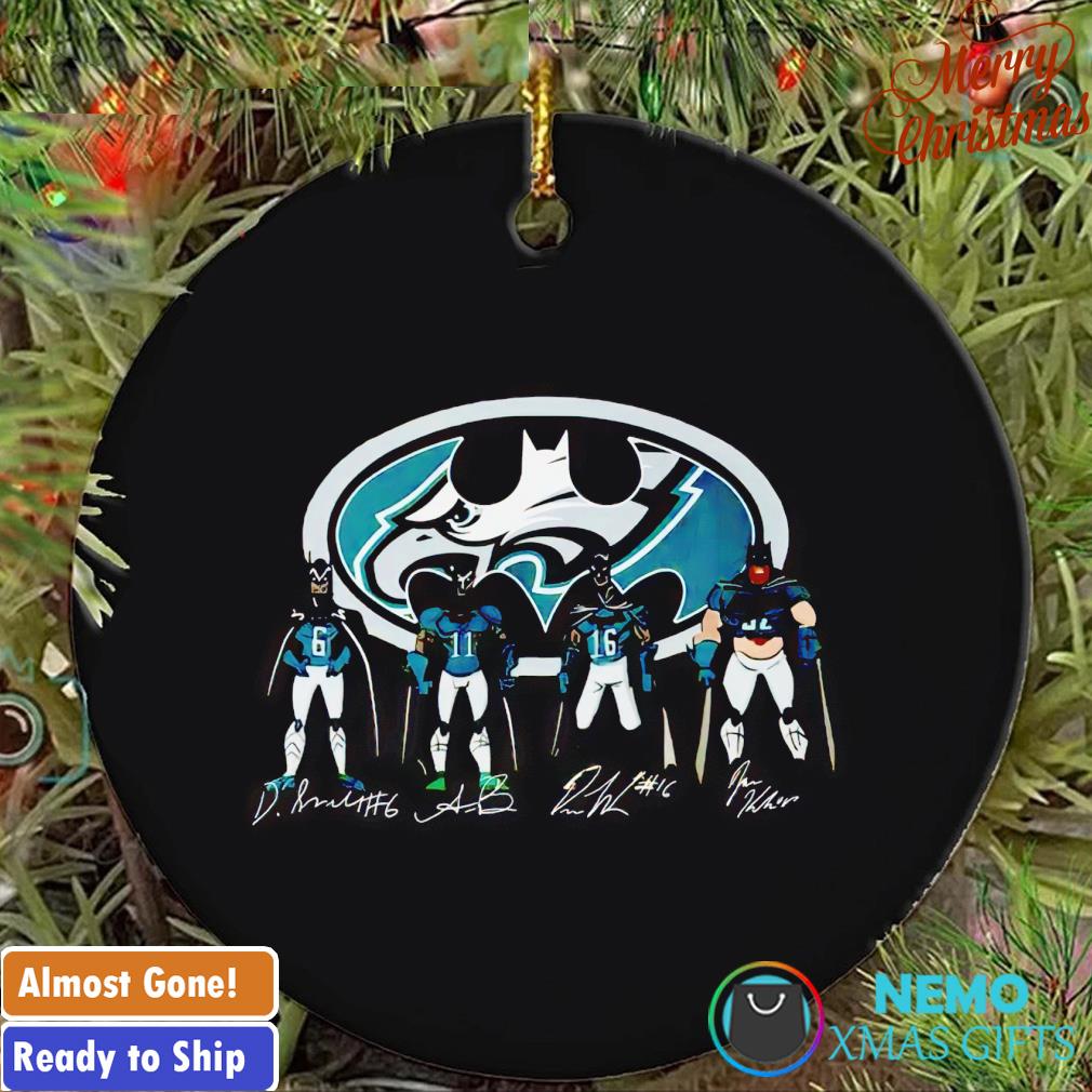 Philadelphia Eagles Legends Team Poster Signatures Ornament