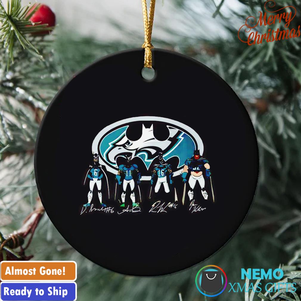 Philadelphia Eagles Legends Team Poster Signatures Ornament