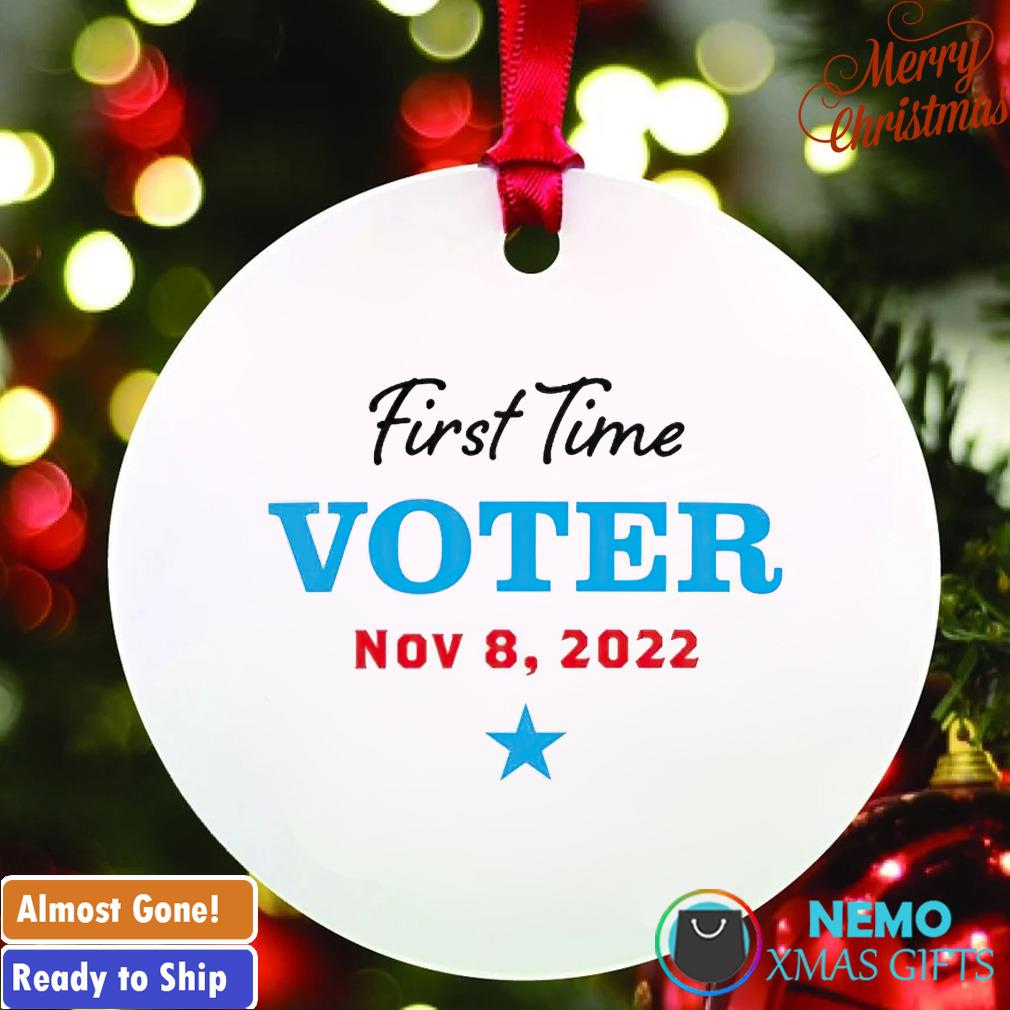 First time voter nov 8 2022 ornament