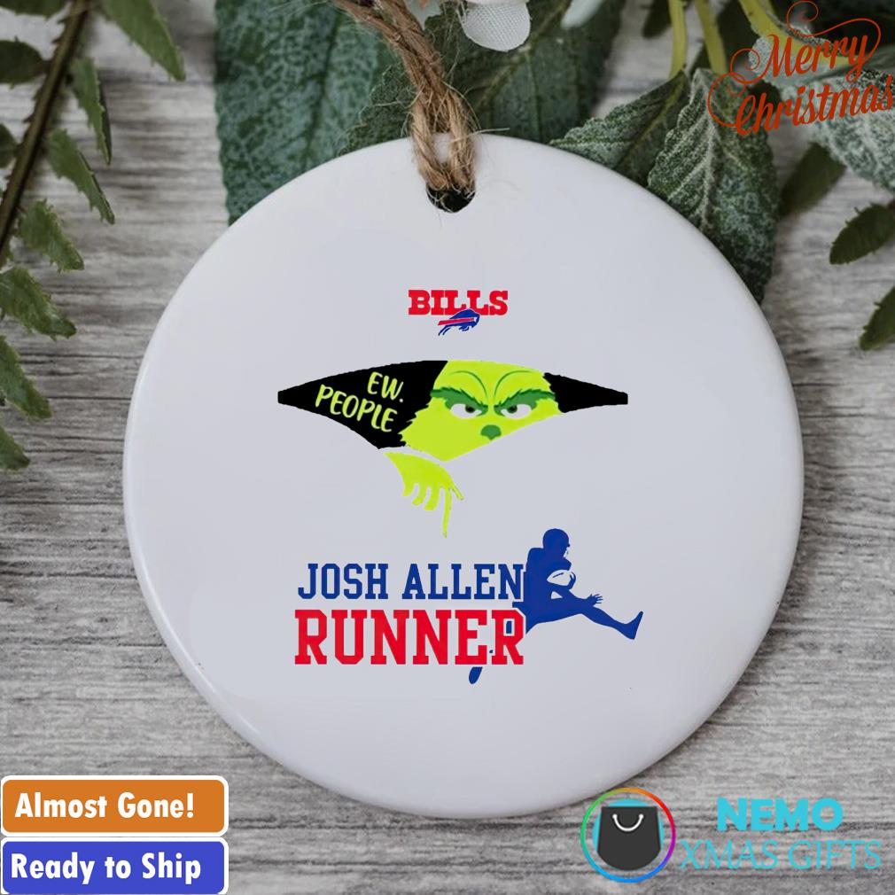 Official grinch buffalo bills ew people josh allen runner shirt, hoodie,  sweater, long sleeve and tank top