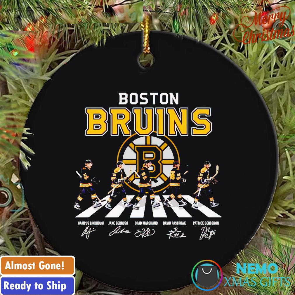 Boston Bruins Lindholm Debrusk Marchand Pastrnak Bergeron ornament