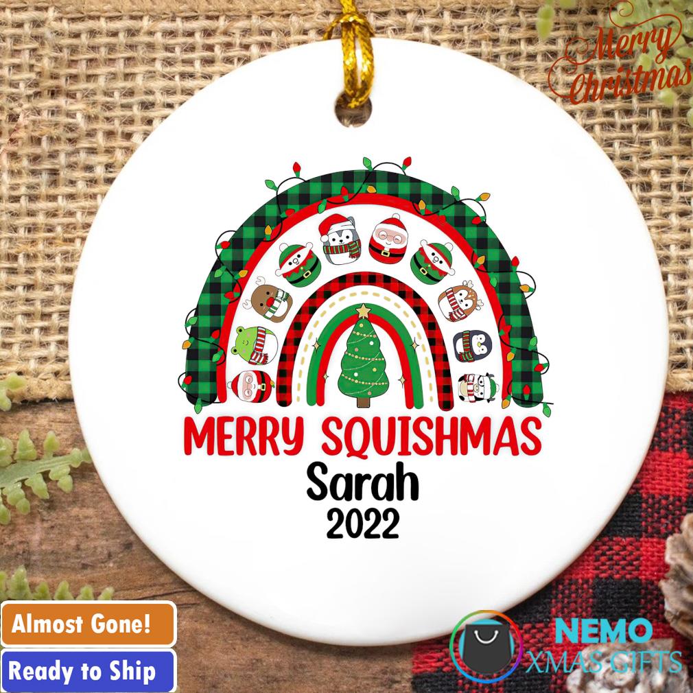 Custom Name Squish Squad Christmas Ornament Squishmallow Christmas