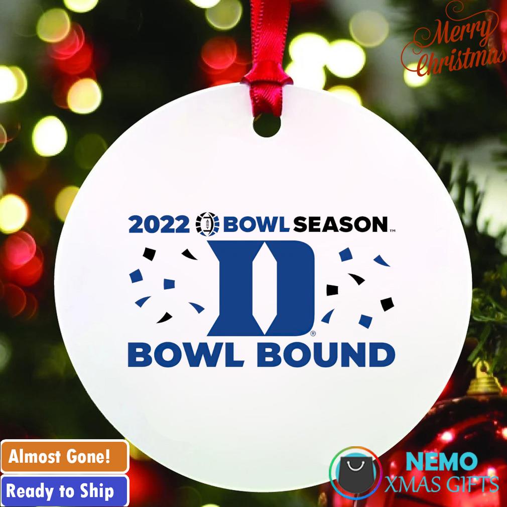 Duke Blue Devils 2022 bowl season bowl bound ornament