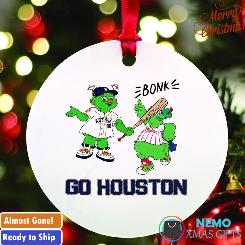 Go Houston Astros bonk Phillies ornament