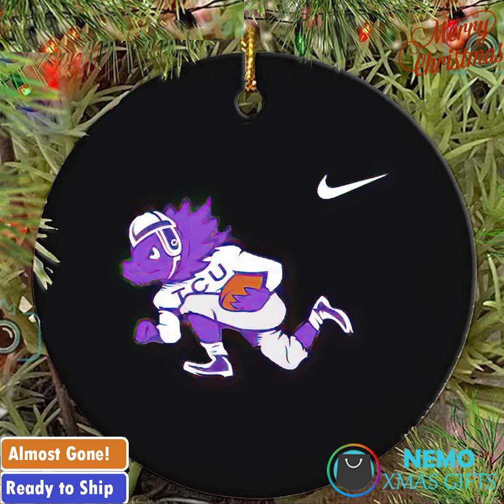 Go TCU Horned Frogs mascot Nike ornament