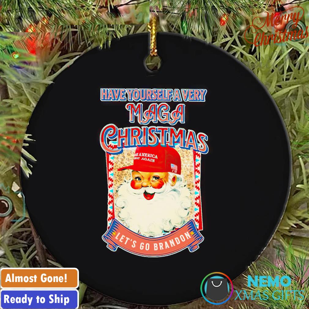 Have yourself a very maga Christmas ornament