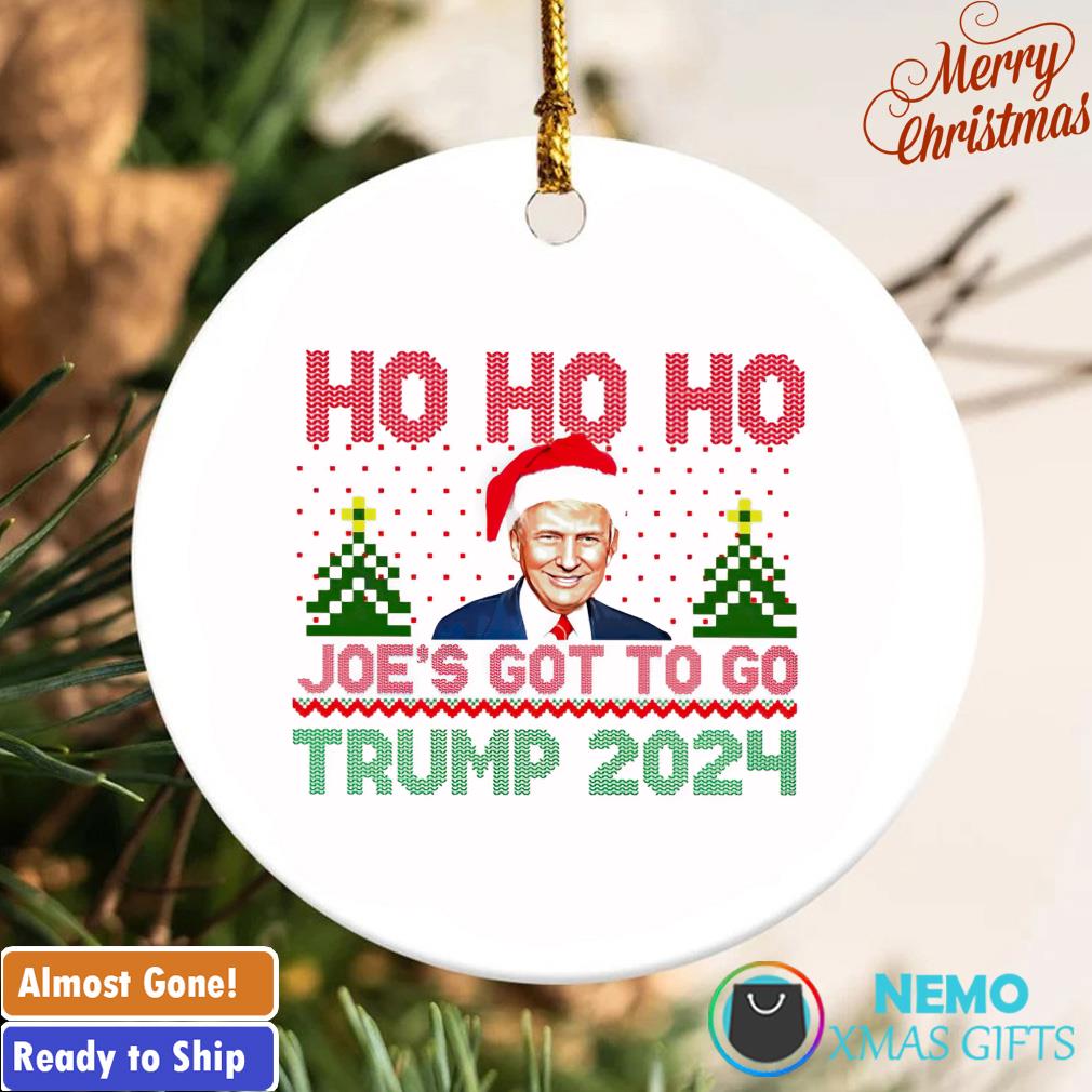 Trump Will Be Back Christmas 2024 Ornament - Jolly Family Gifts