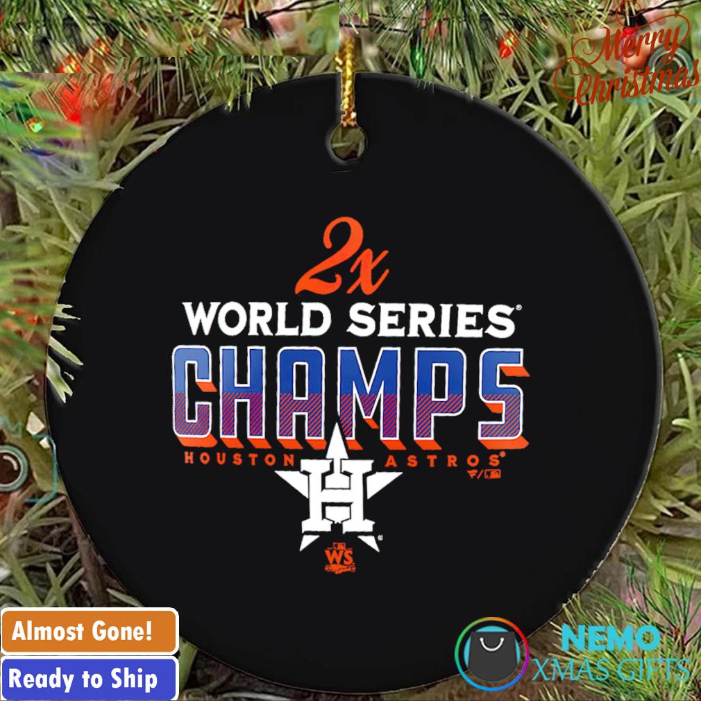 Official Logo Houston Astros 2022 World Series Champions Christmas Ornament  Xmas Tree Decor