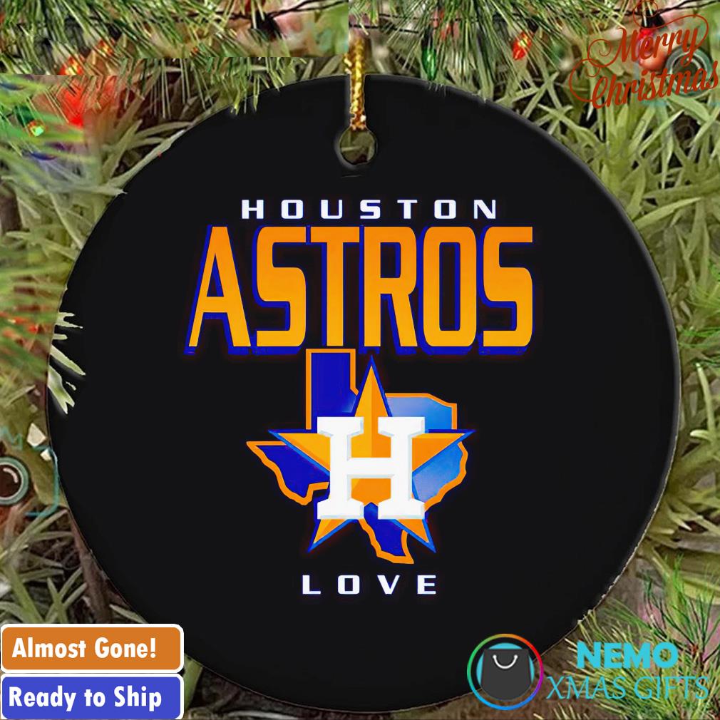 Houston Astros love ornament