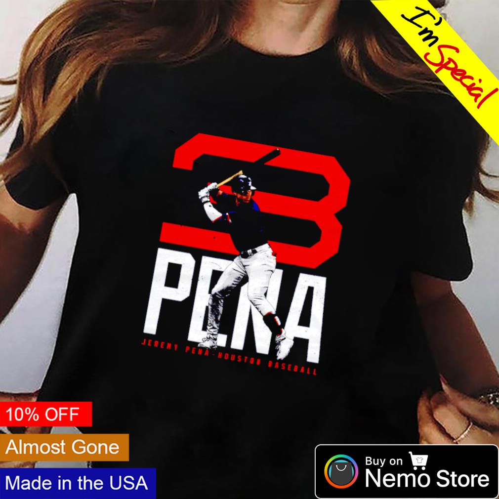 Jeremy Pena Houston Astros baseball bold number shirt, hoodie