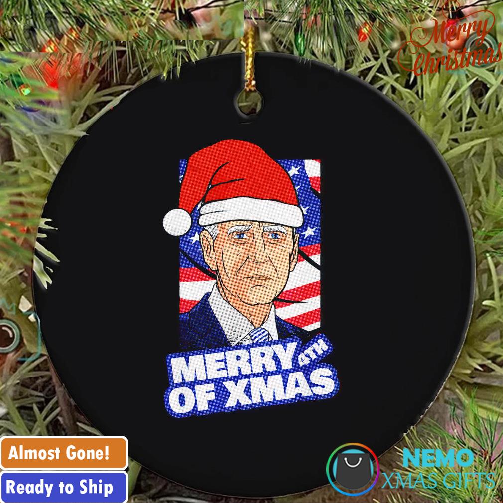 Joe Biden merry 4th of Xmas ornament