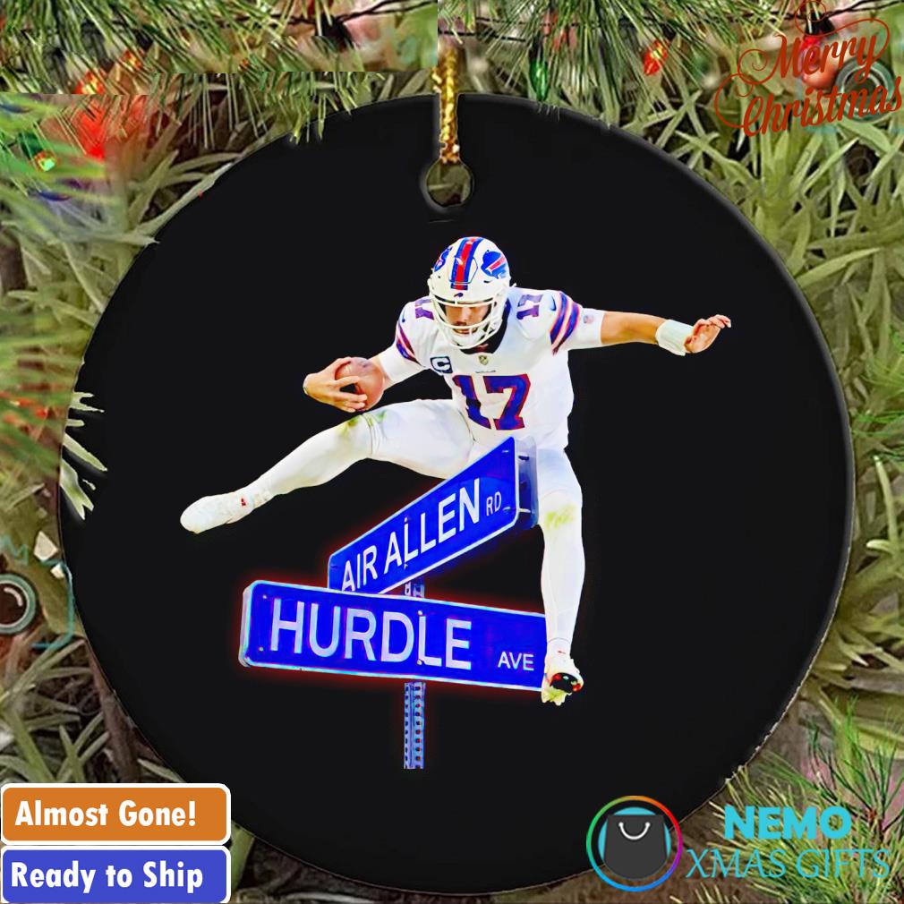 Josh Allen Hurdle Hertel Ave air jumpman ornament