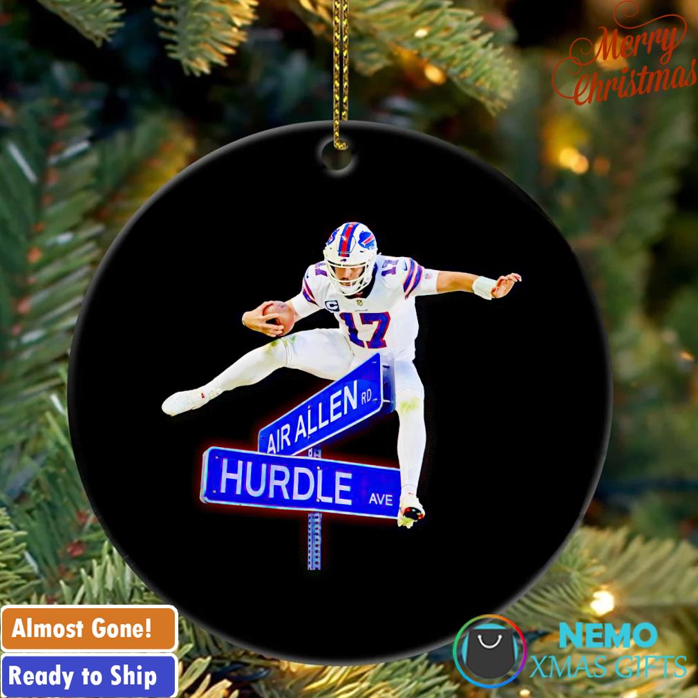 Josh Allen Hurdle Hertel Ave air jumpman ornament