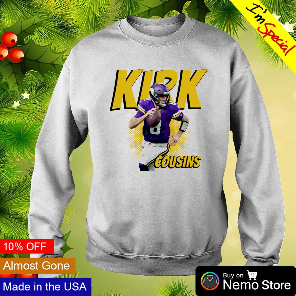 Minnesota Vikings Kirk Cousins Football Player Shirt, hoodie, longsleeve,  sweatshirt, v-neck tee