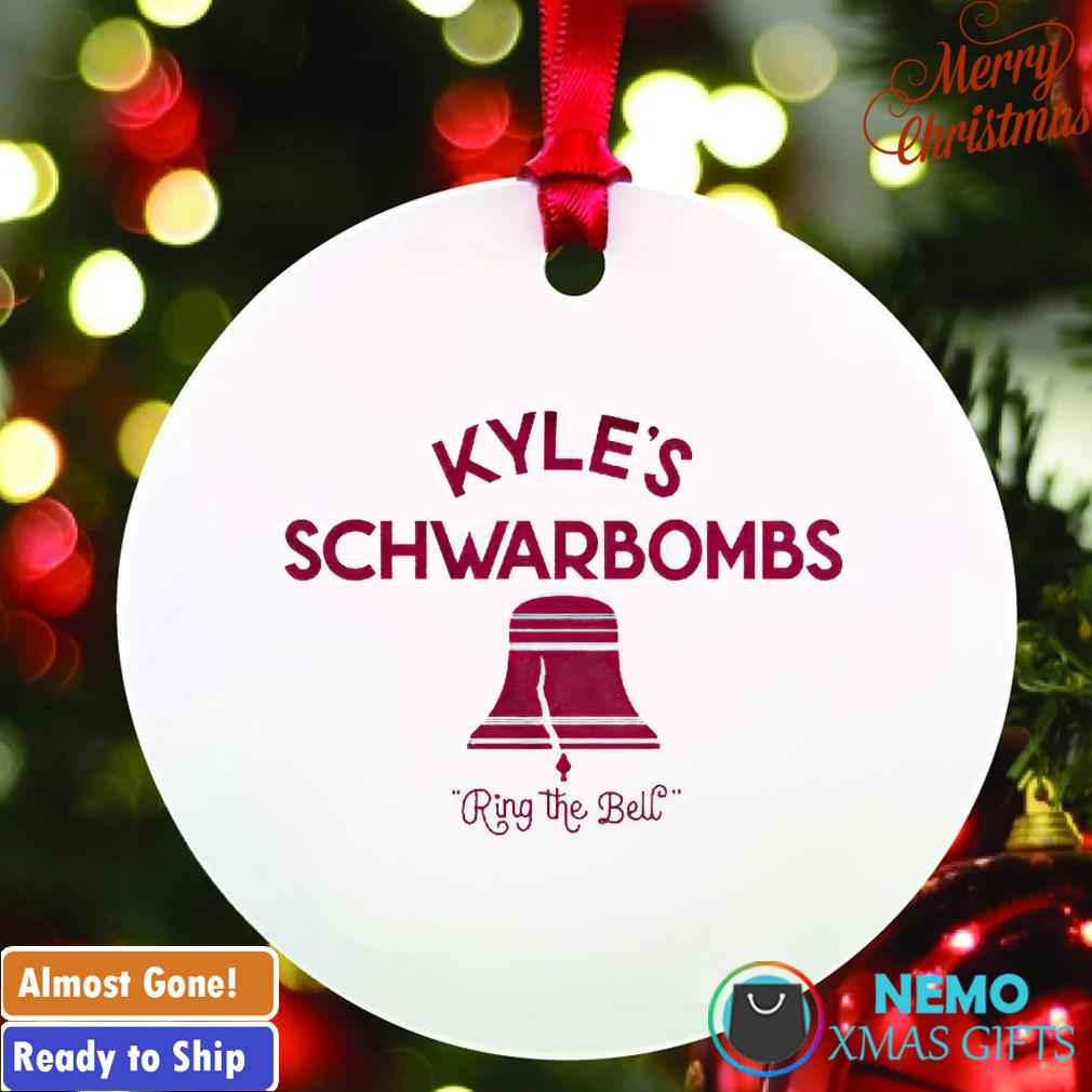 Kyle's Schwarbombs ring the bell Phillies ornament