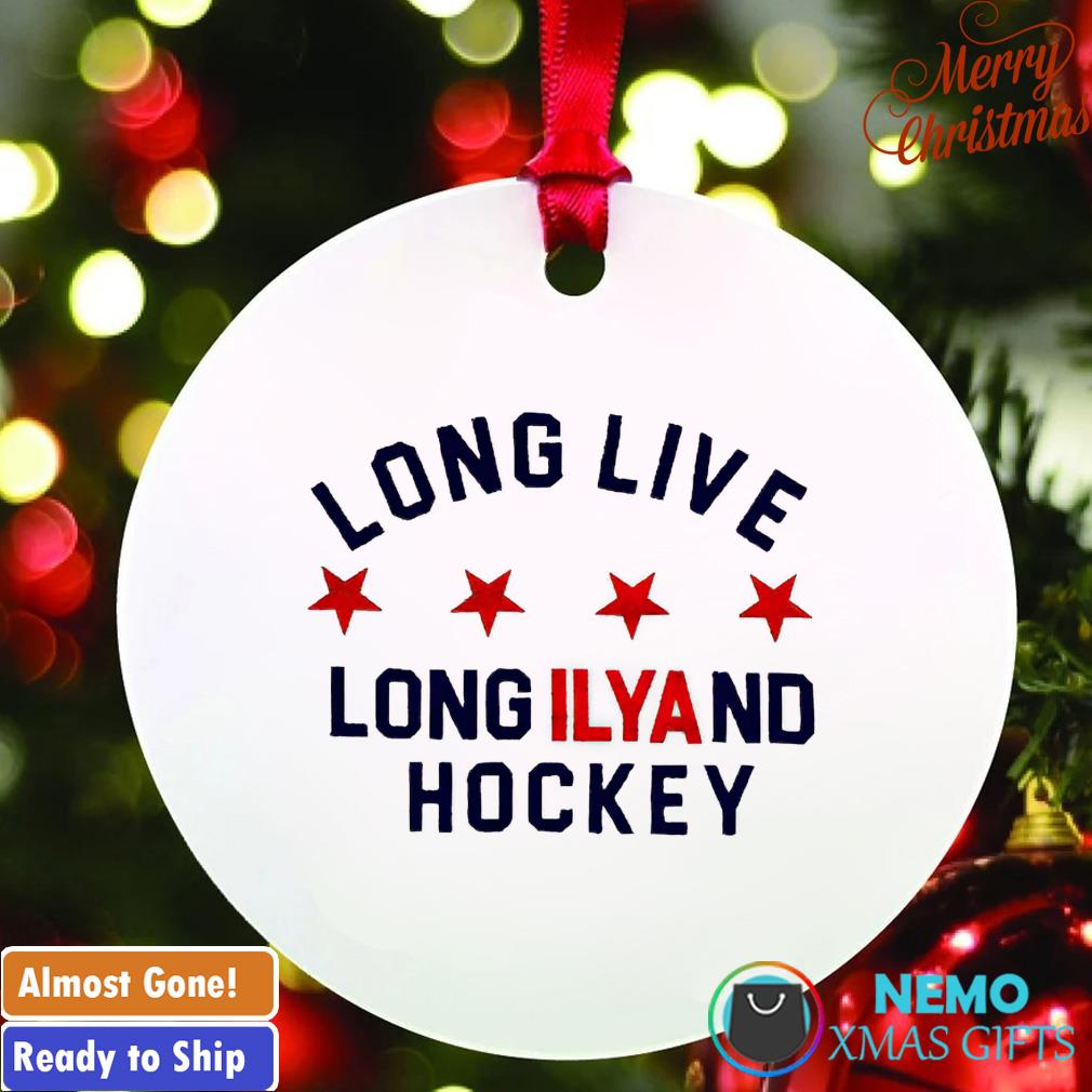 Long live long ilyand hockey ornament