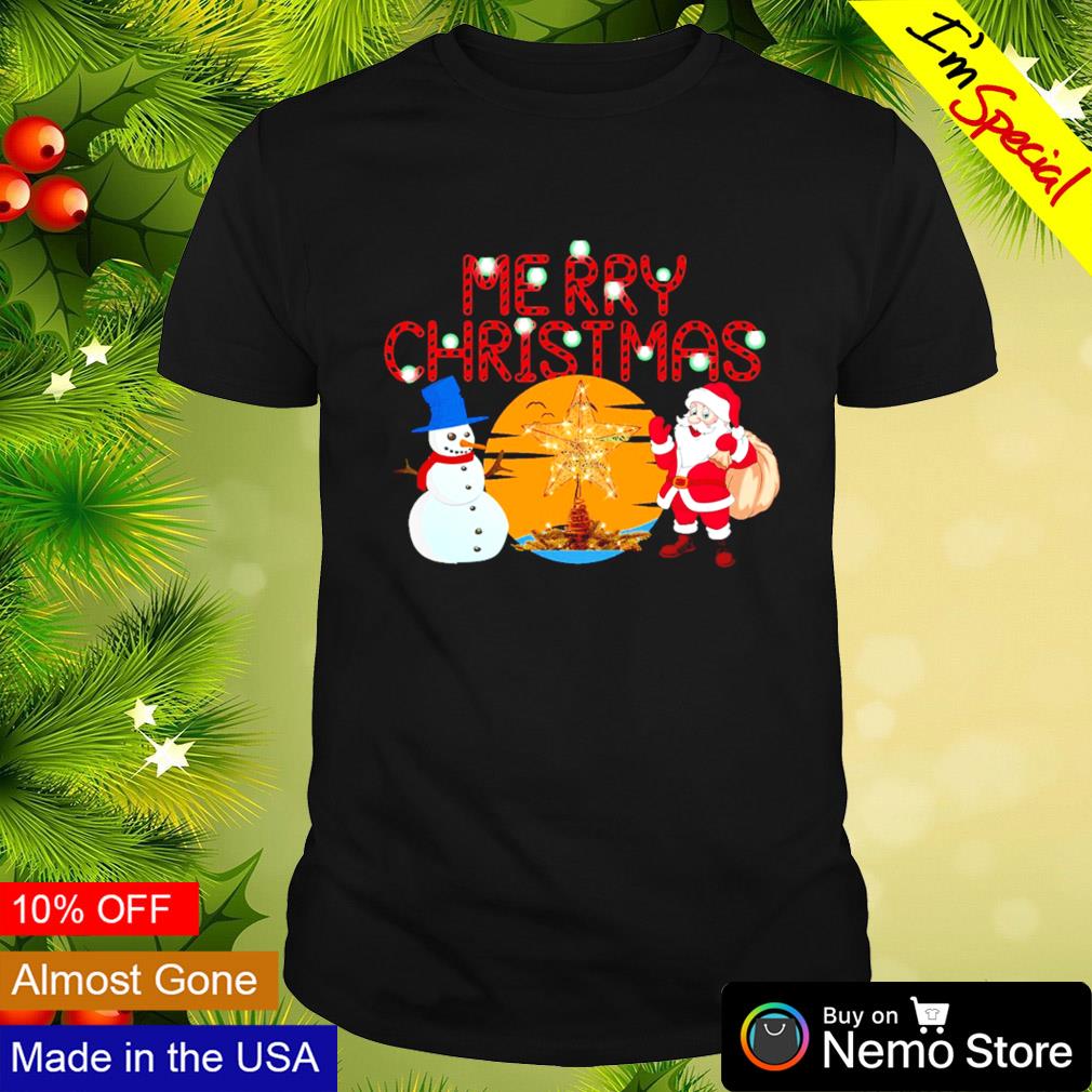 Denver Broncos Santa Snoopy Wish You A Merry Christmas Shirt