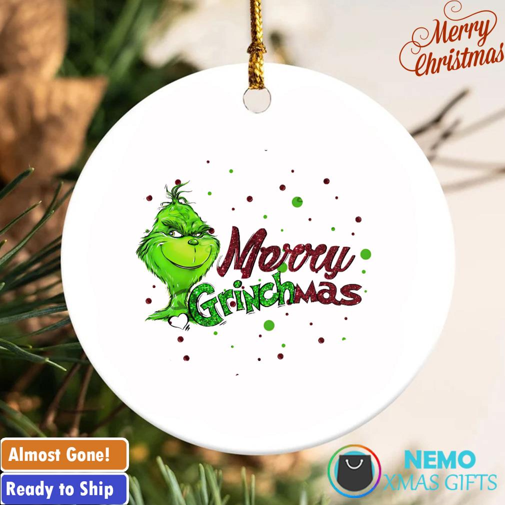 Merry Grinchmas - Personalized Christmas Gifts Custom Ornament For