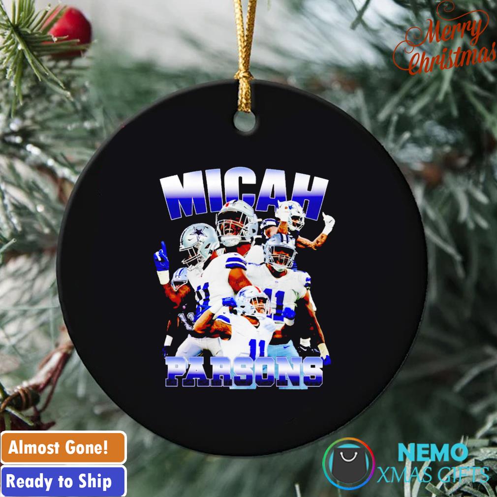 Micah Parsons picture collage ornament, hoodie, sweater and v-neck t-shirt