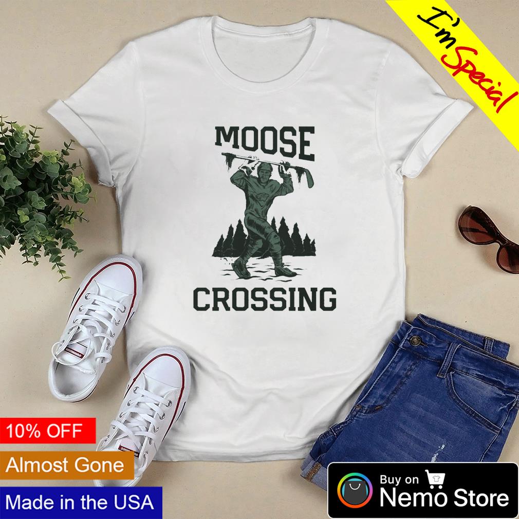 Moose Crossing Minnesota Wild shirt, hoodie, sweater and v-neck t