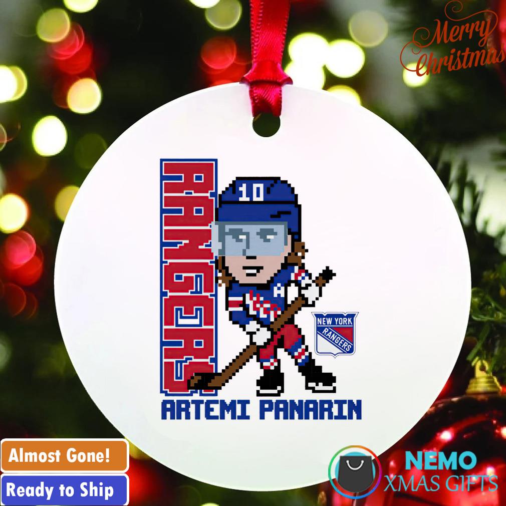 New York Rangers Artemi Panarin pixel player 2.0 ornament