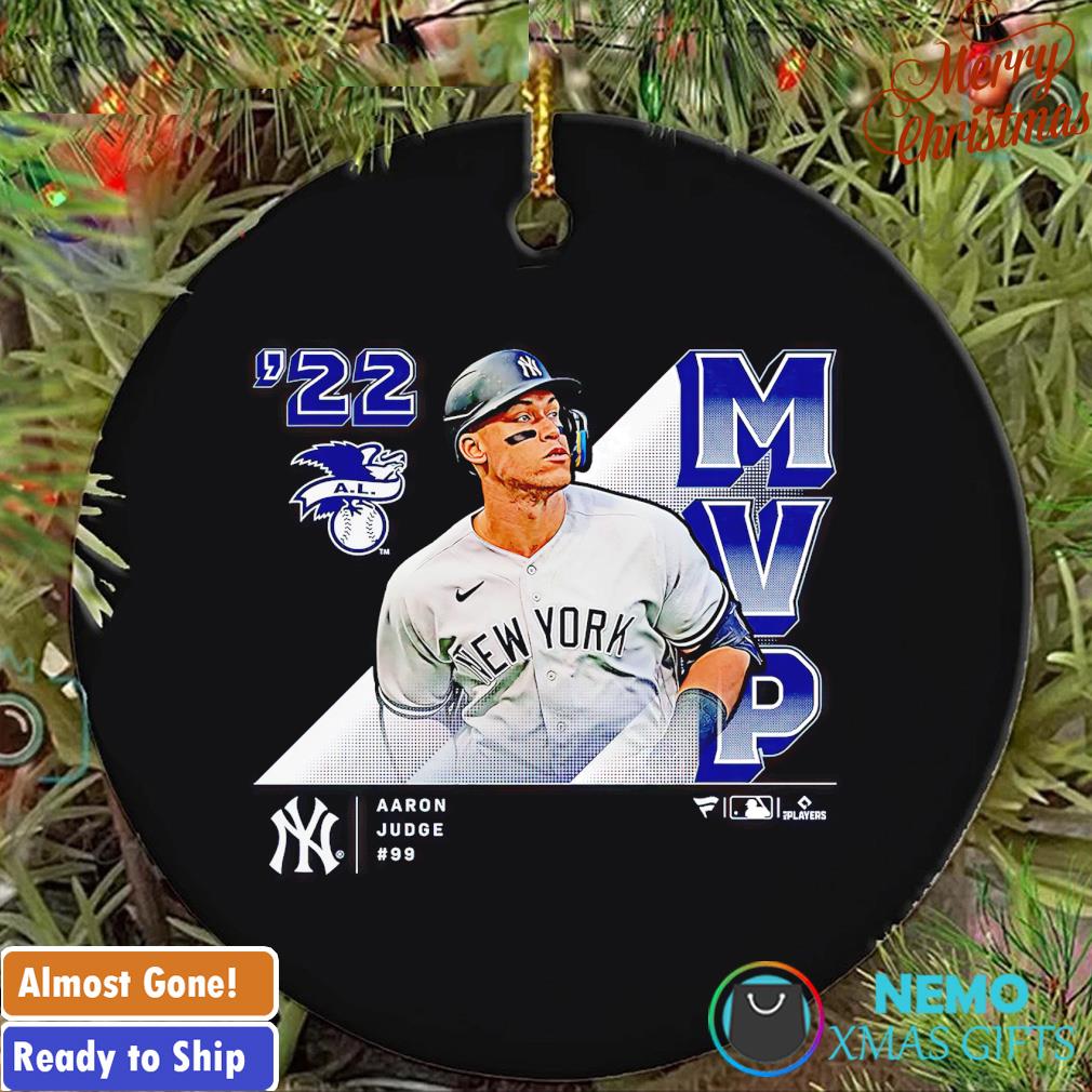 New York Yankees Aaron Judge 2022 AL MVP ornament