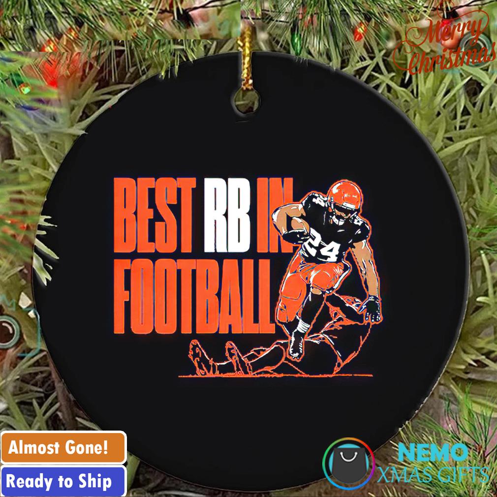 Nick Chubb best RB in football Cleveland ornament