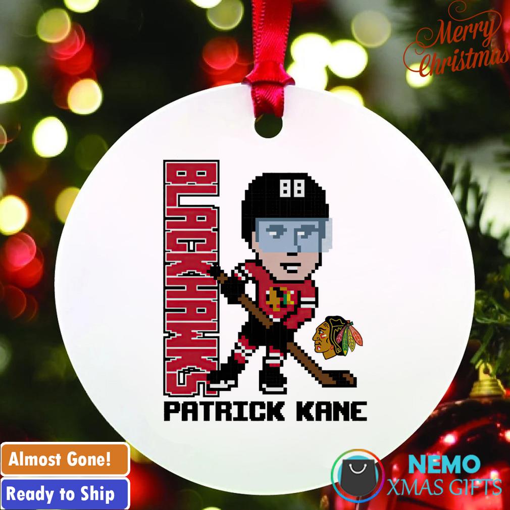 Patrick Kane Chicago Blackhawks pixel player 2.0 ornament
