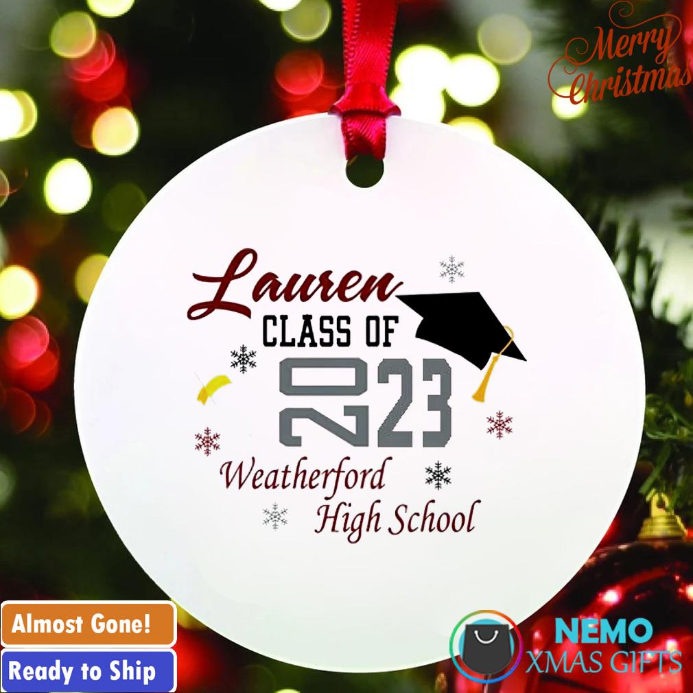 Personalized class of 2023 ornament