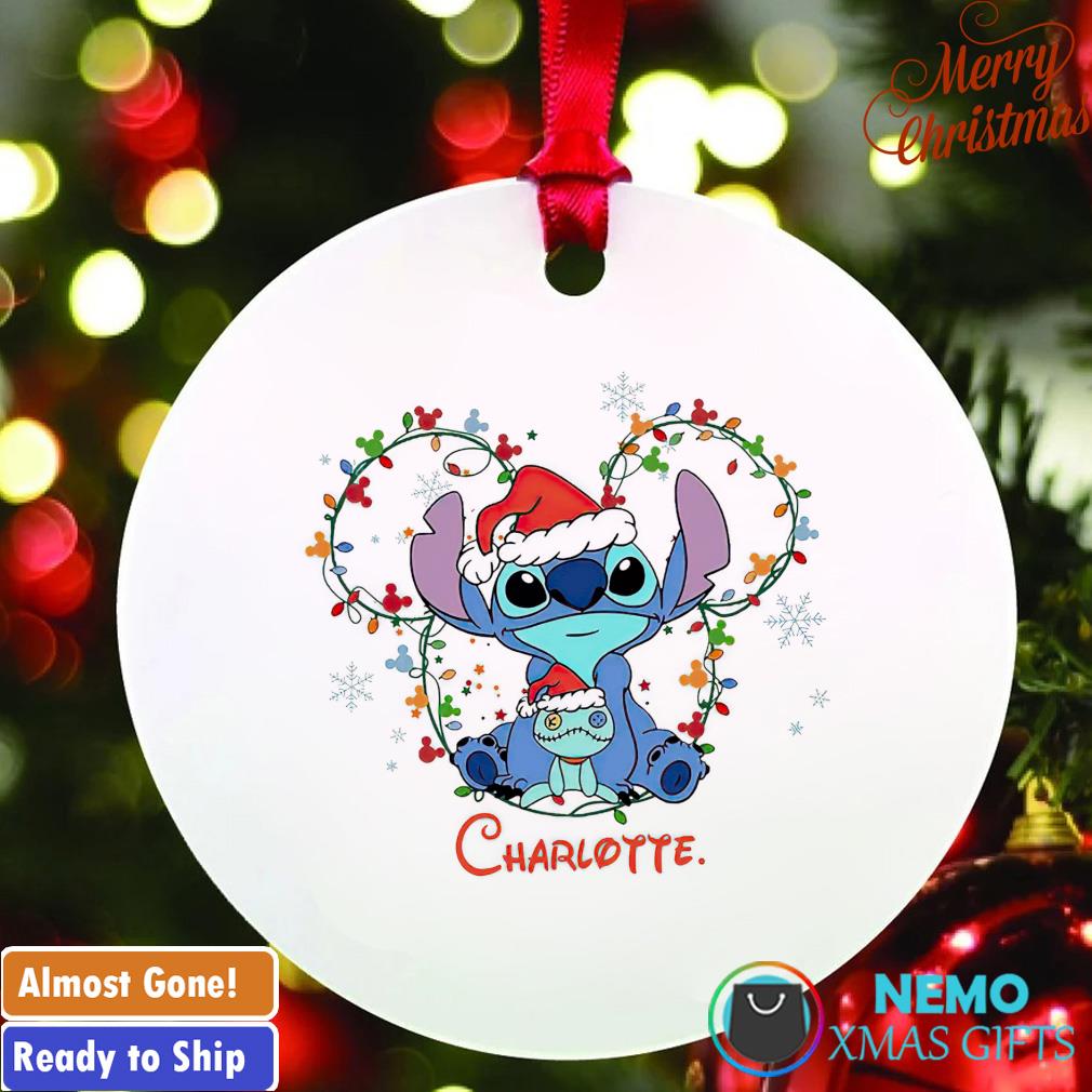 Personalized Stitch Christmas Ornament, Disney Stitch Decor, Stitch Ornament  sold by One-Time Jeanne, SKU 38569807