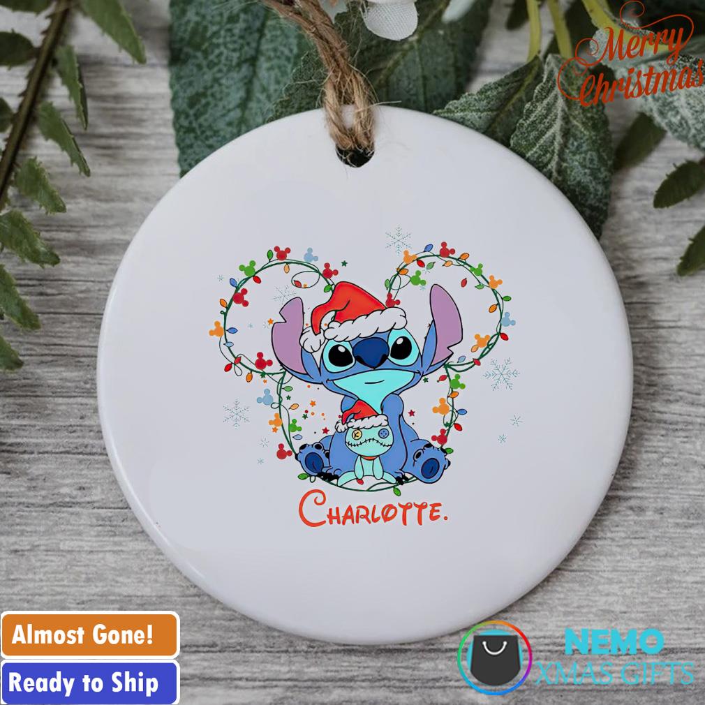 Personalized Stitch Christmas Ornament, Disney Stitch Decor, Stitch Ornament  sold by One-Time Jeanne, SKU 38569807