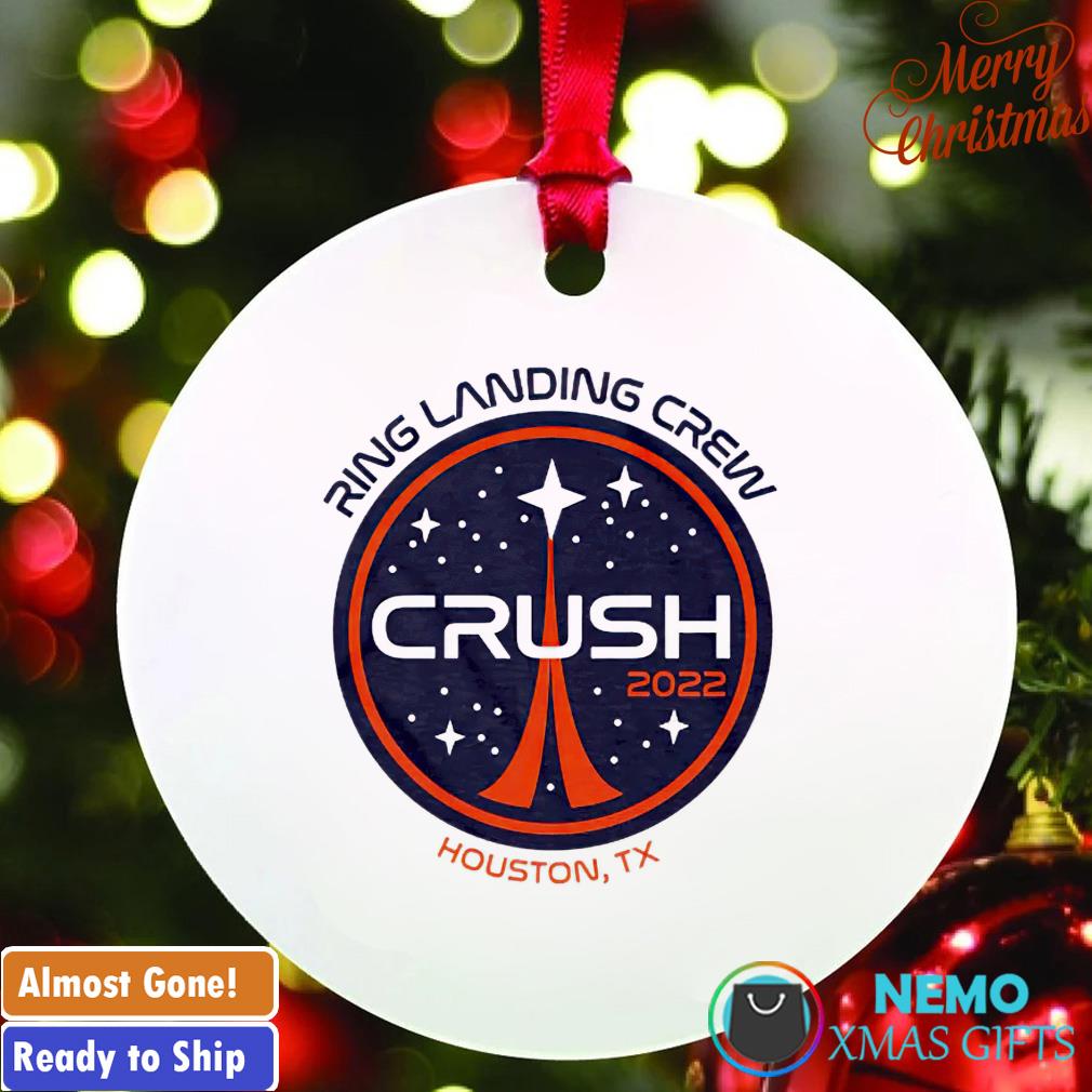 Ring landing crew crush 2022 Houston ornament