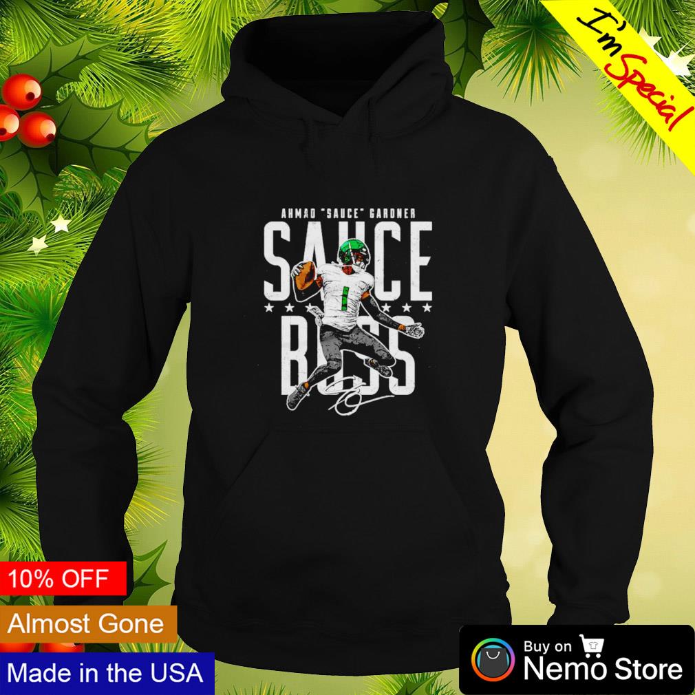 Official Ahmad Sauce Gardner New York Jets Sauce Boss Signature Shirt,  hoodie, sweater, long sleeve and tank top