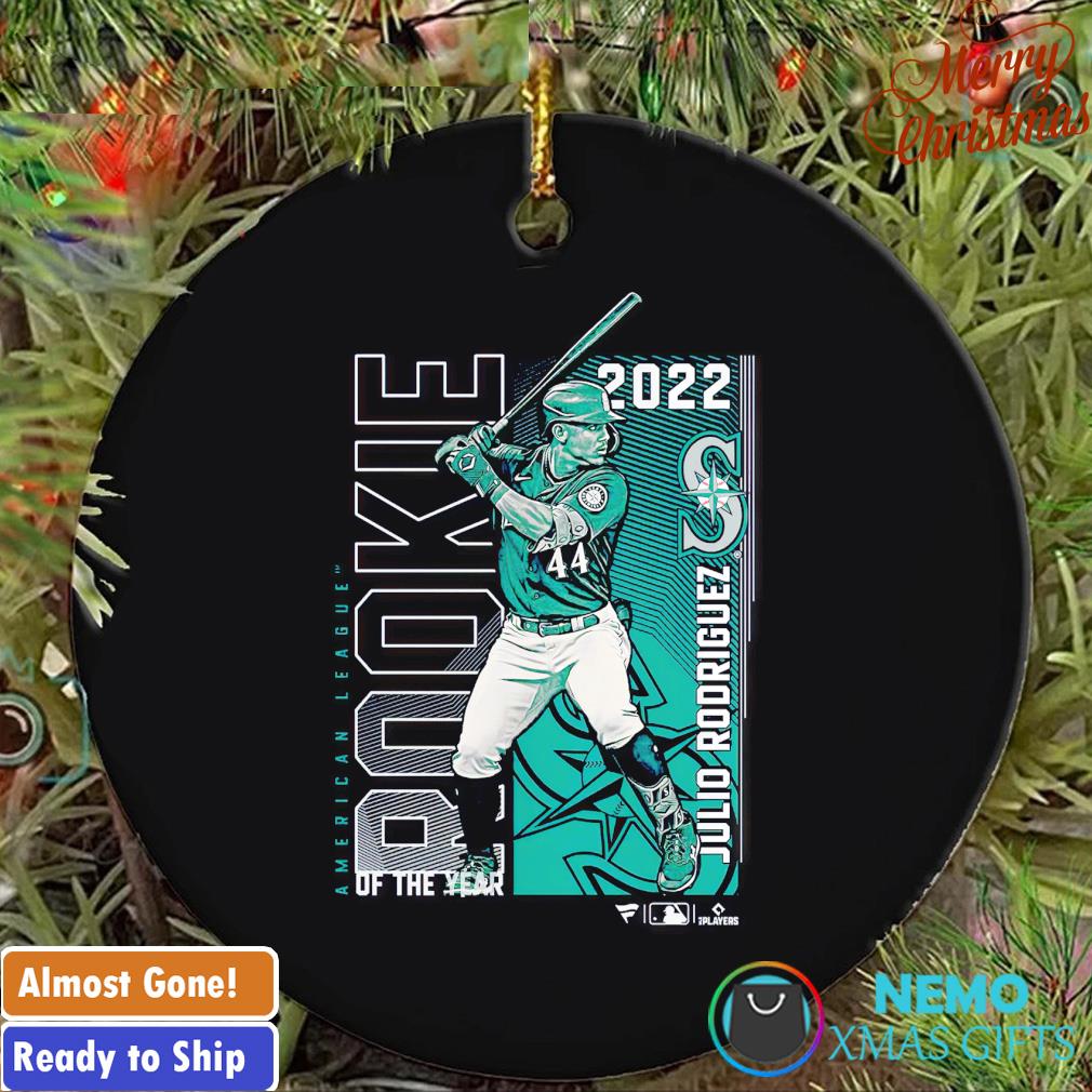 Seattle Mariners Julio Rodriguez 2022 AL Rookie of the Year ornament