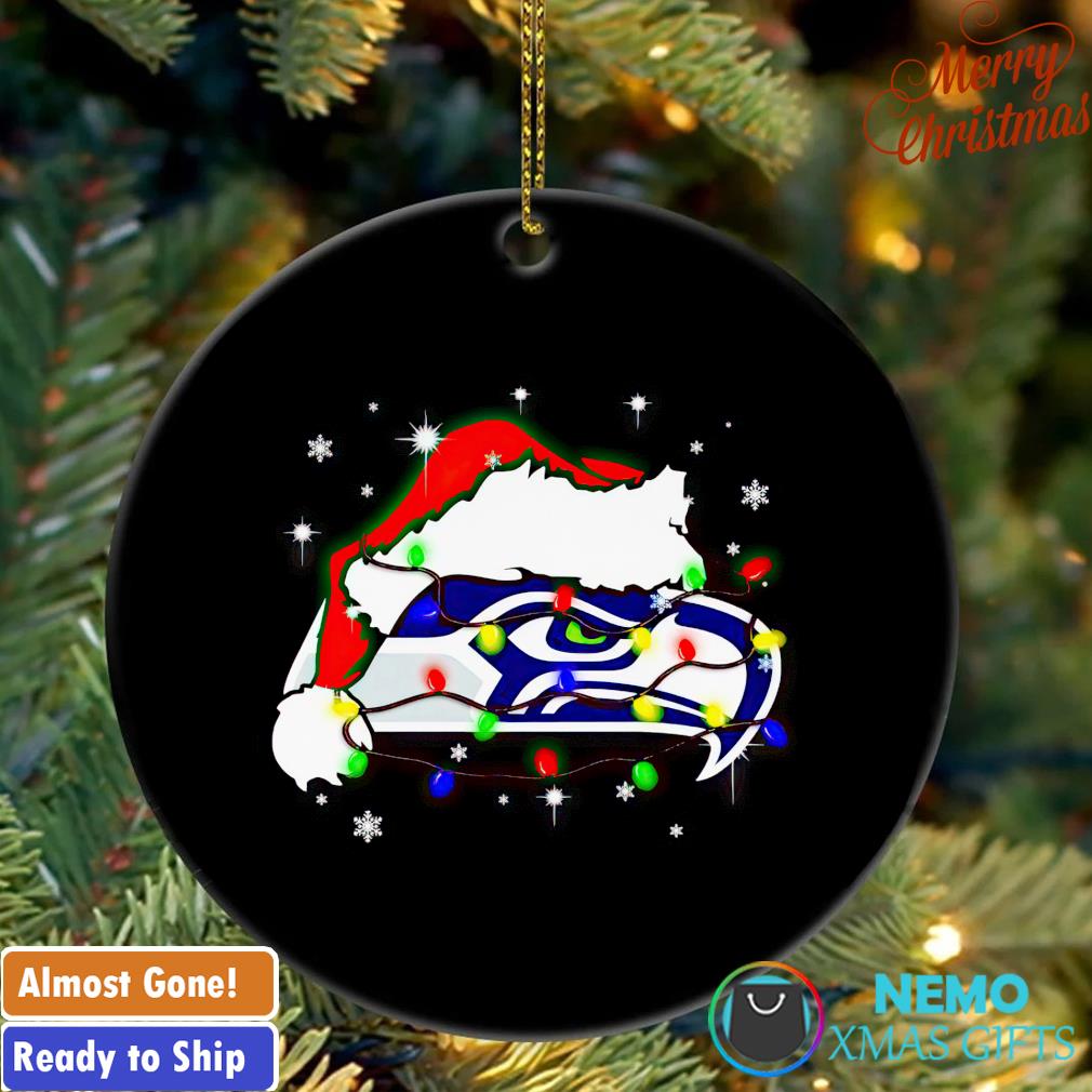 Seattle Seahawks Family Holiday Santa Hat