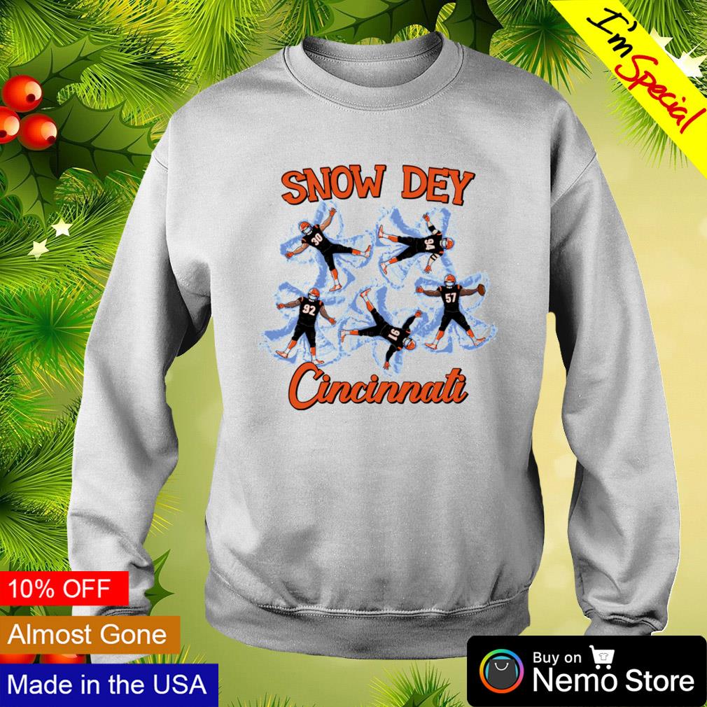 Cincinnati Bengals Snow Dey Cincinnati Christmas Shirt, hoodie