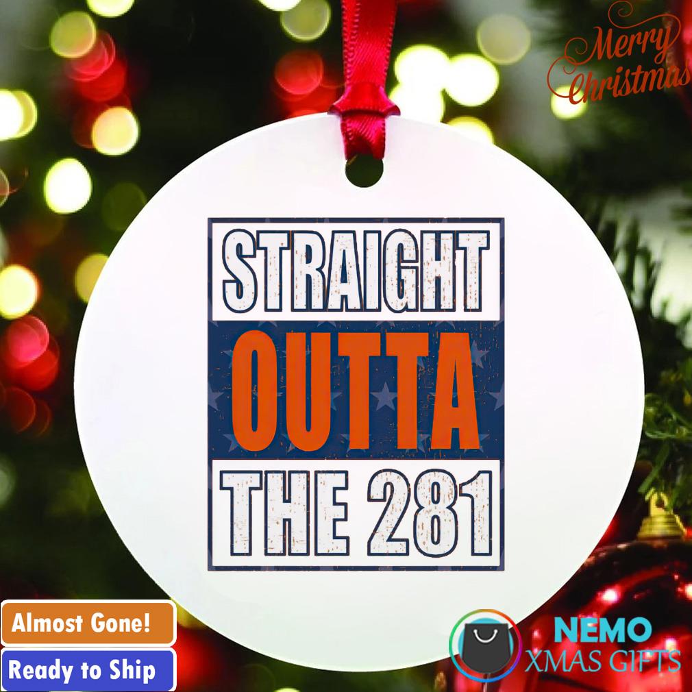 Straight outta the 281 Houston baseball ornament