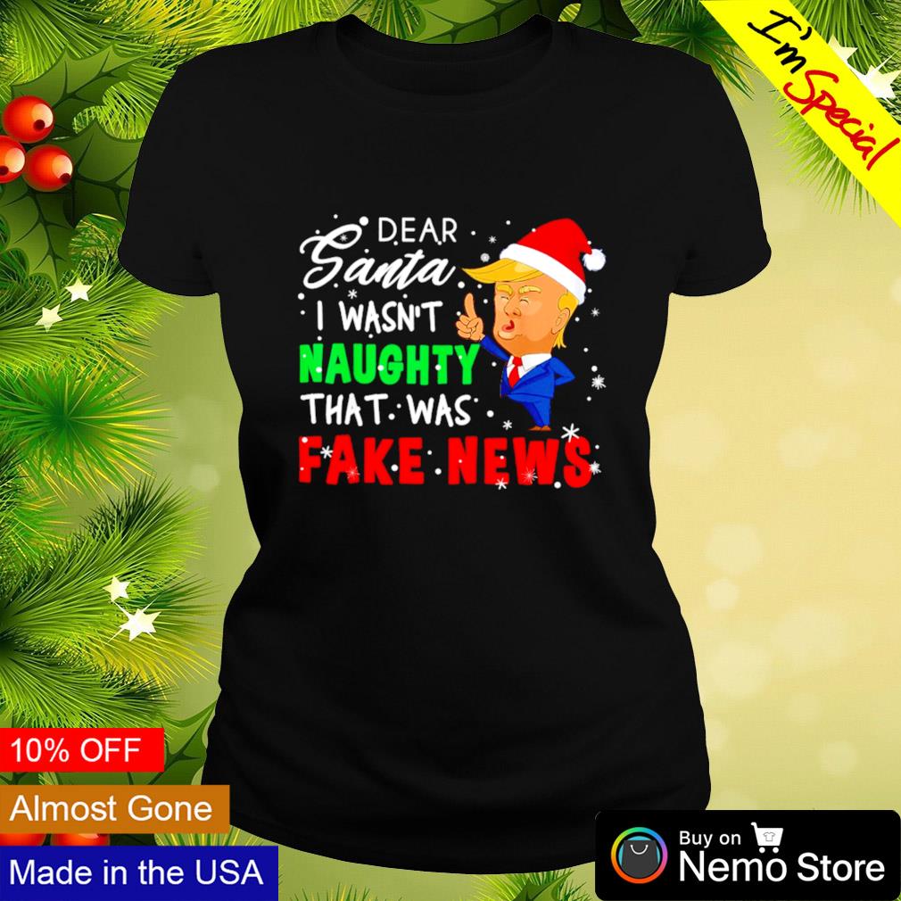 Santa is sale fake news sweater