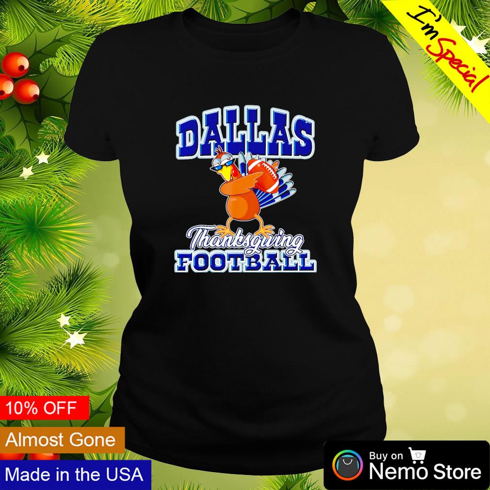 Turkey dabbing Dallas Cowboys football Thanksgiving 2022 shirt