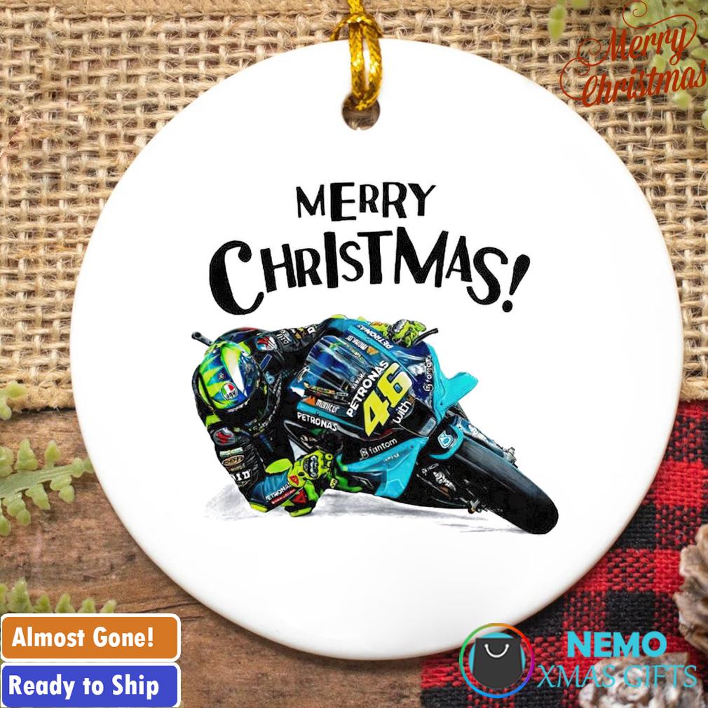 Valentino Rossi merry Christmas ornament, hoodie, sweater and v