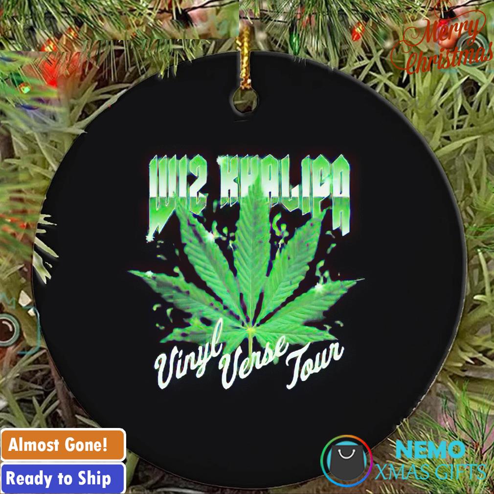Wiz Khalifa weed vinyl verse tour ornament