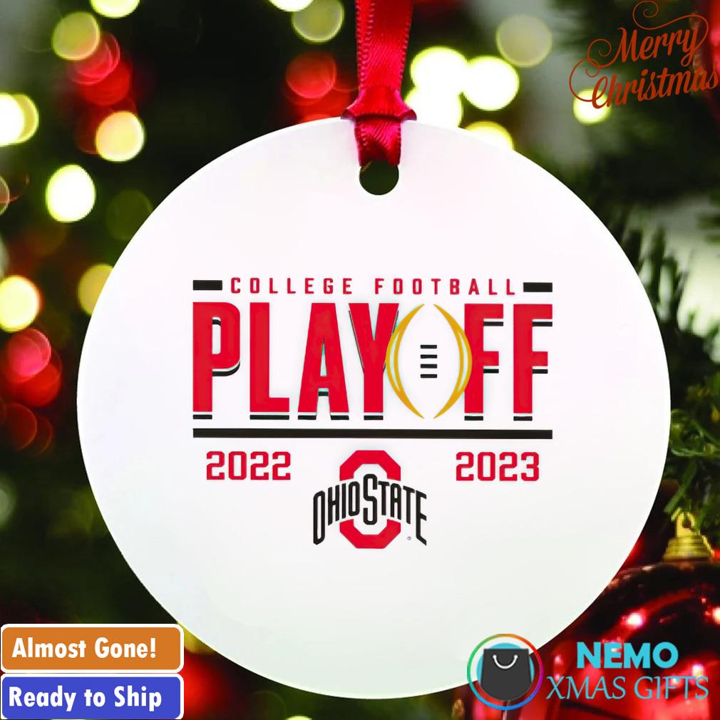2022 2023 College football playoff Ohio State Buckeyes ornament