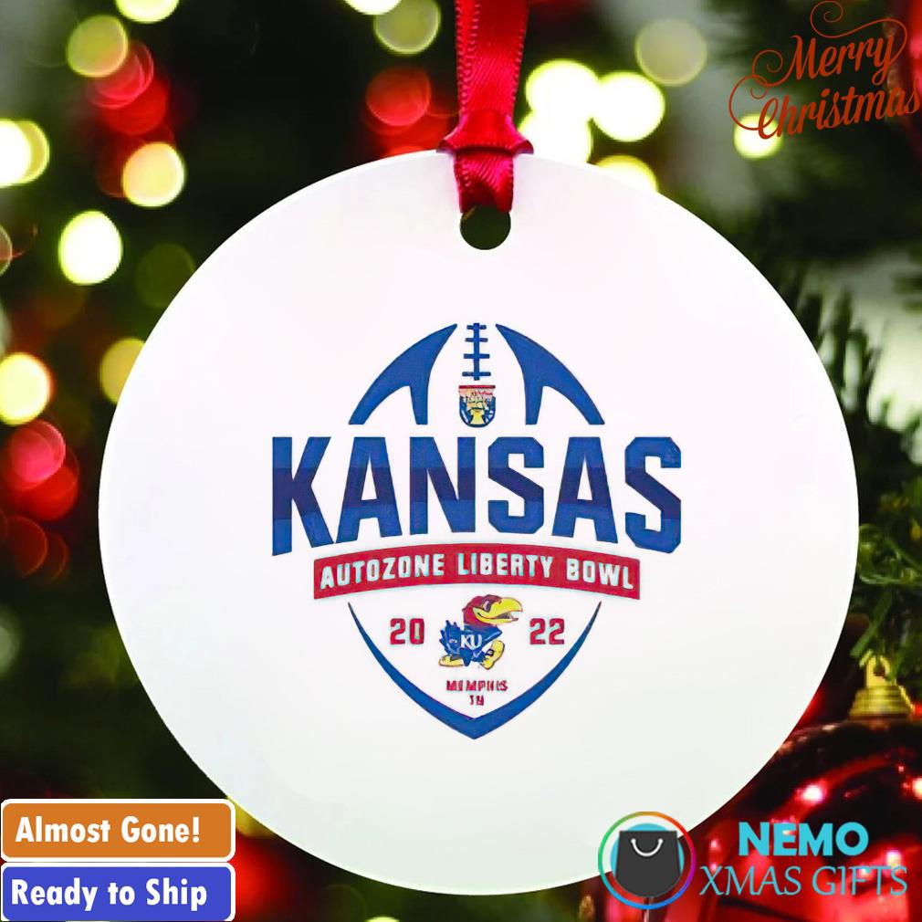 2022 Kansas football Liberty Bowl Bound ornament