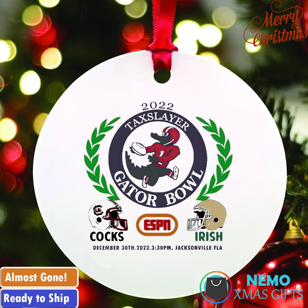 2022 Taxslayer Gator Bowl Cocks vs. Irish ornament